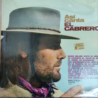 แผ่นเสียง El Cabrero - Así Canta El Cabrero Vinyl VG+