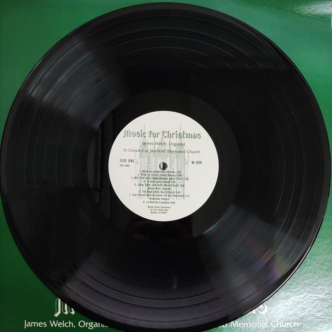 แผ่นเสียง  James B. Welch  - Music For Christmas - In Concert At Stanford Memorial Church (Vinyl) (VG+)