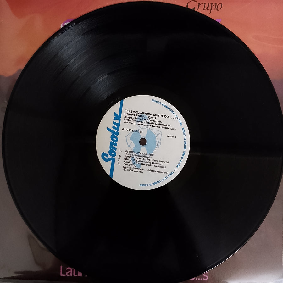 แผ่นเสียง Grupo Farallones - Latinoamérica Con Todo...s Vinyl VG+