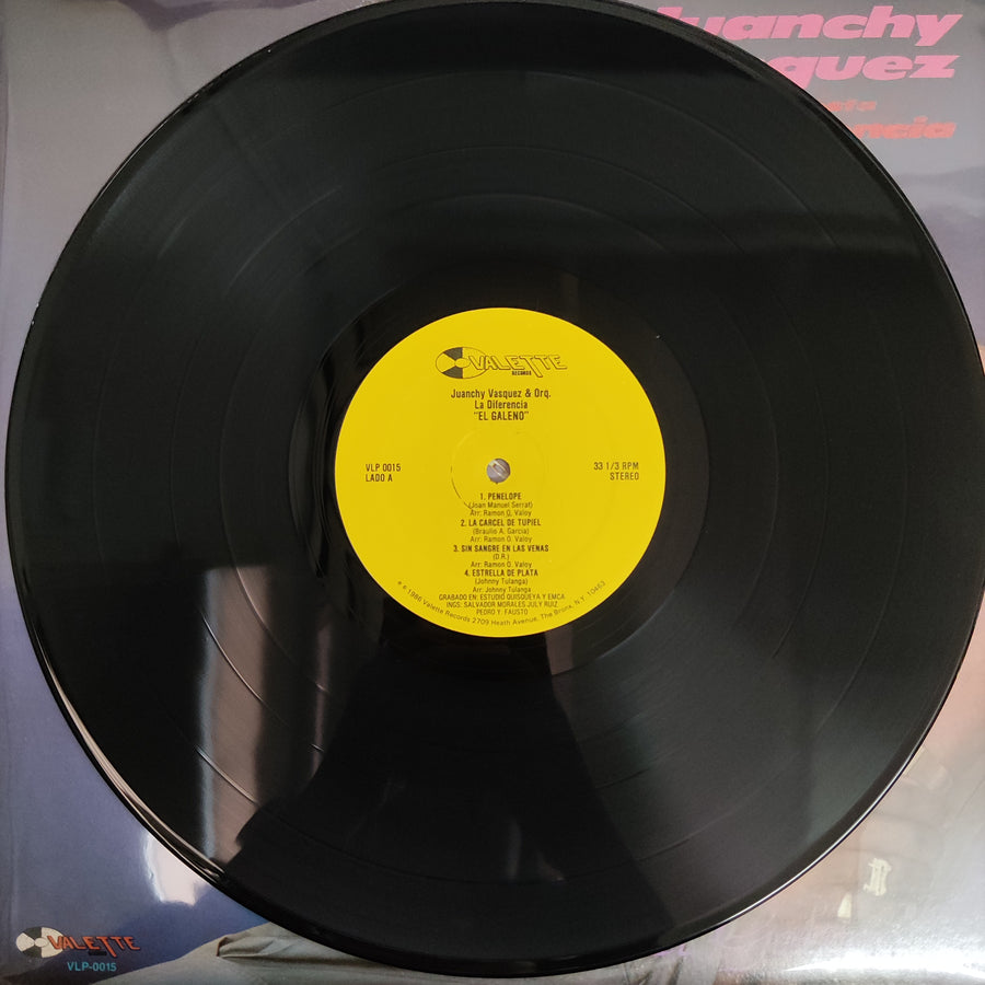 แผ่นเสียง Juanchy Vasquez - La Diferencia Vinyl VG+