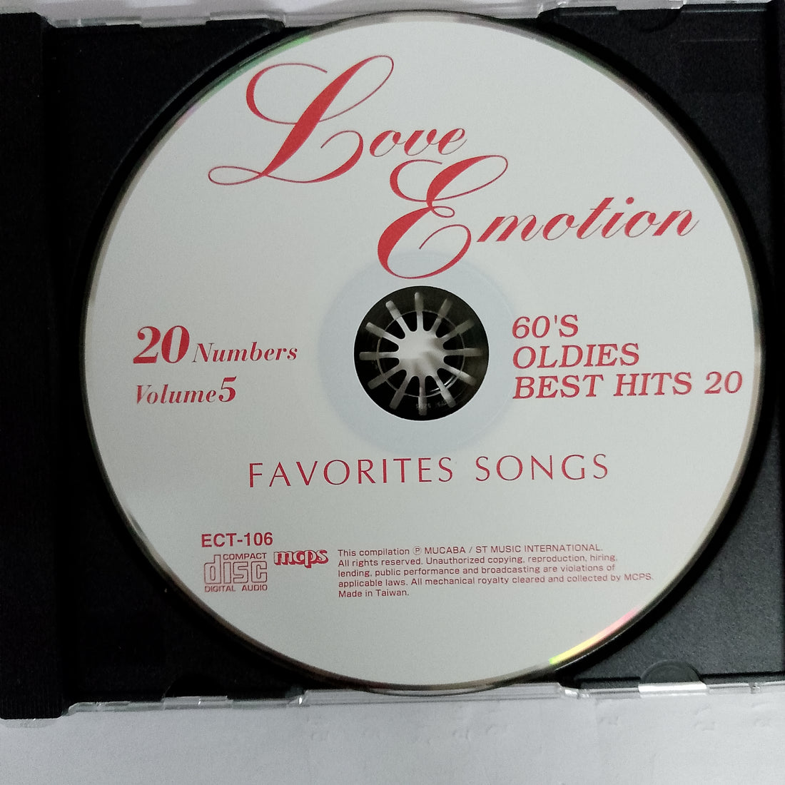 ซีดี Various - Love Emotion 60’S OLDIES BEST HITS 20 Vol.5 CD VG+
