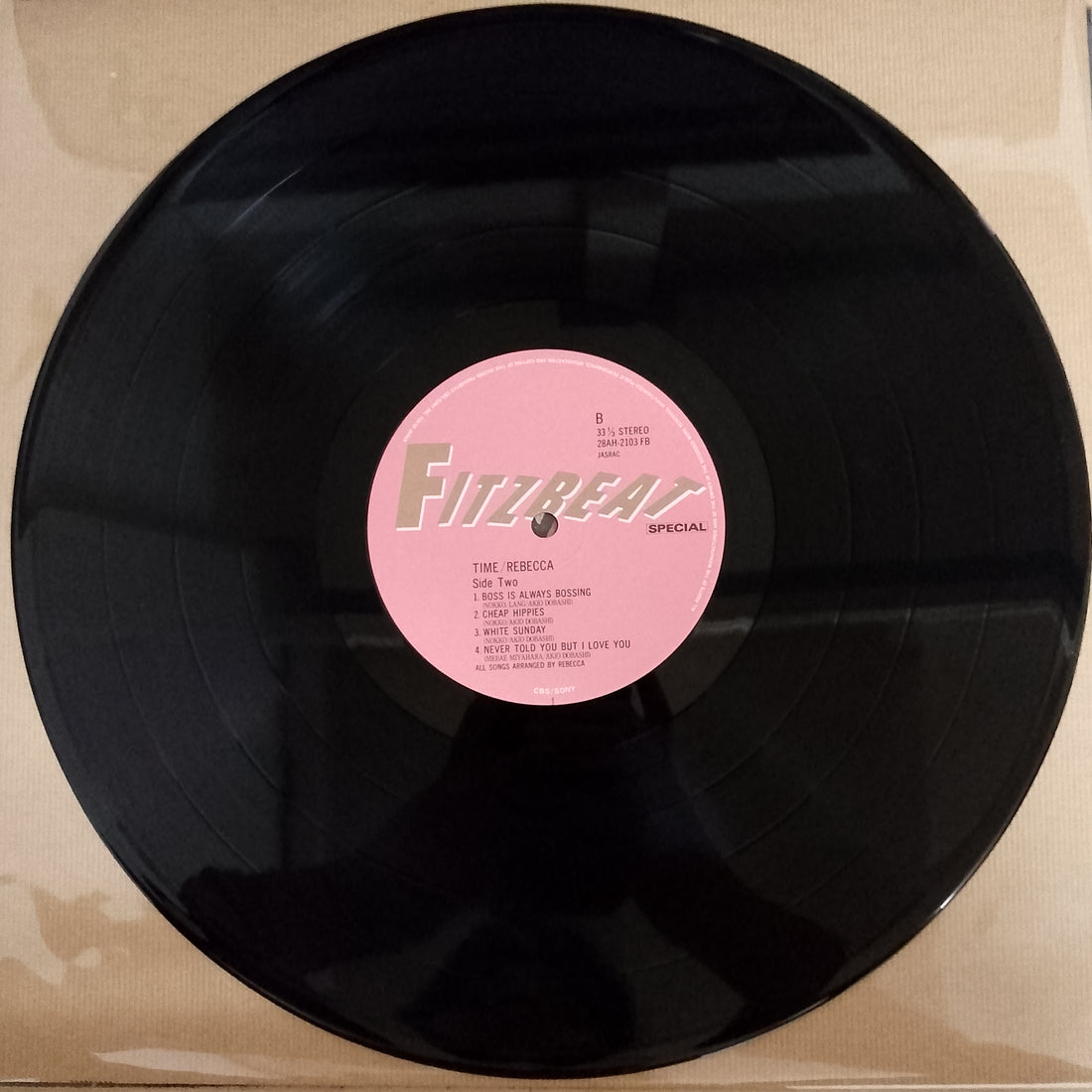 แผ่นเสียง Rebecca - Time Vinyl VG+