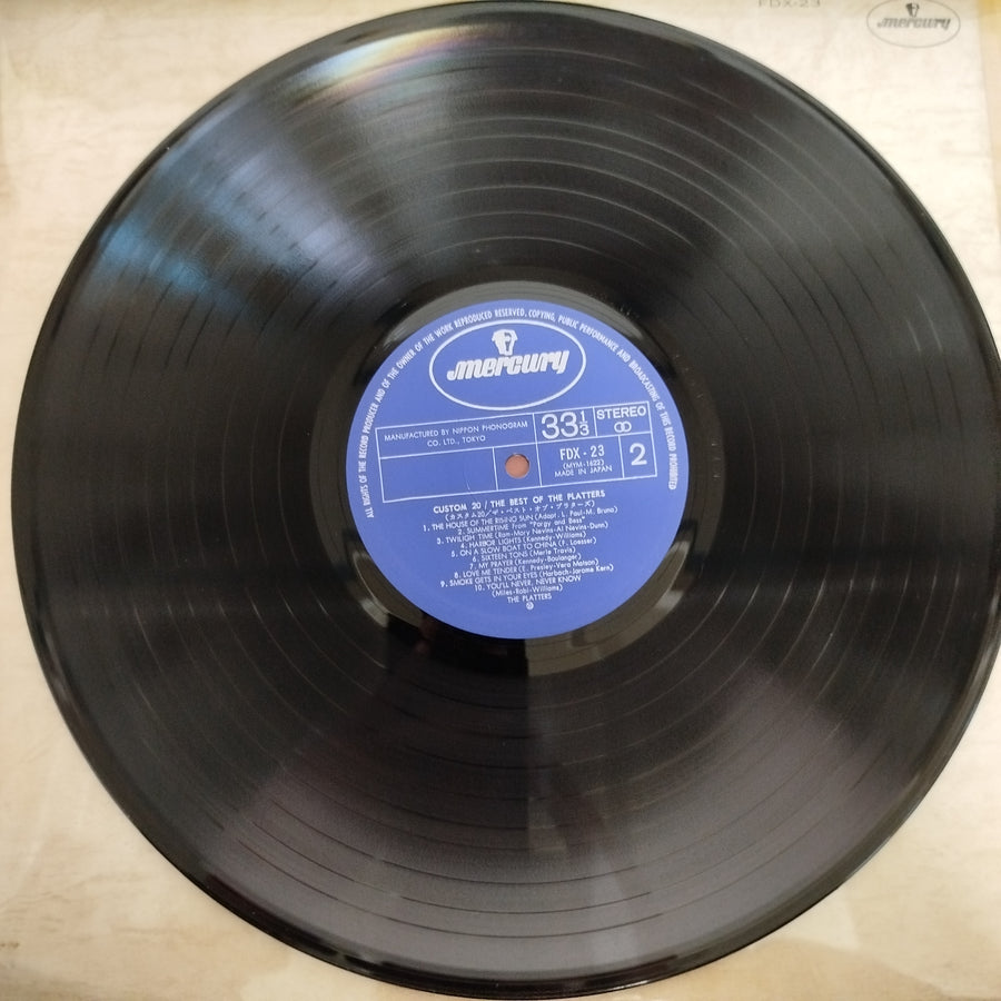 แผ่นเสียง The Platters - Custom 20 The Best Of The Platters Vinyl VG+