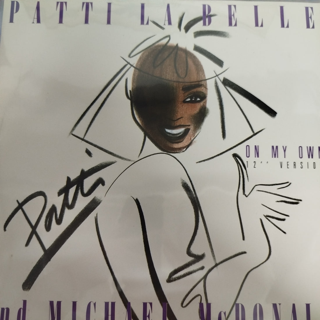 แผ่นเสียง Patti LaBelle And Michael McDonald - On My Own 12" Version Vinyl VG+