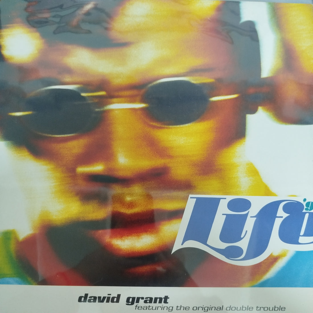 แผ่นเสียง David Grant Featuring Double Trouble - Life '90 Vinyl VG+ 45 RPM