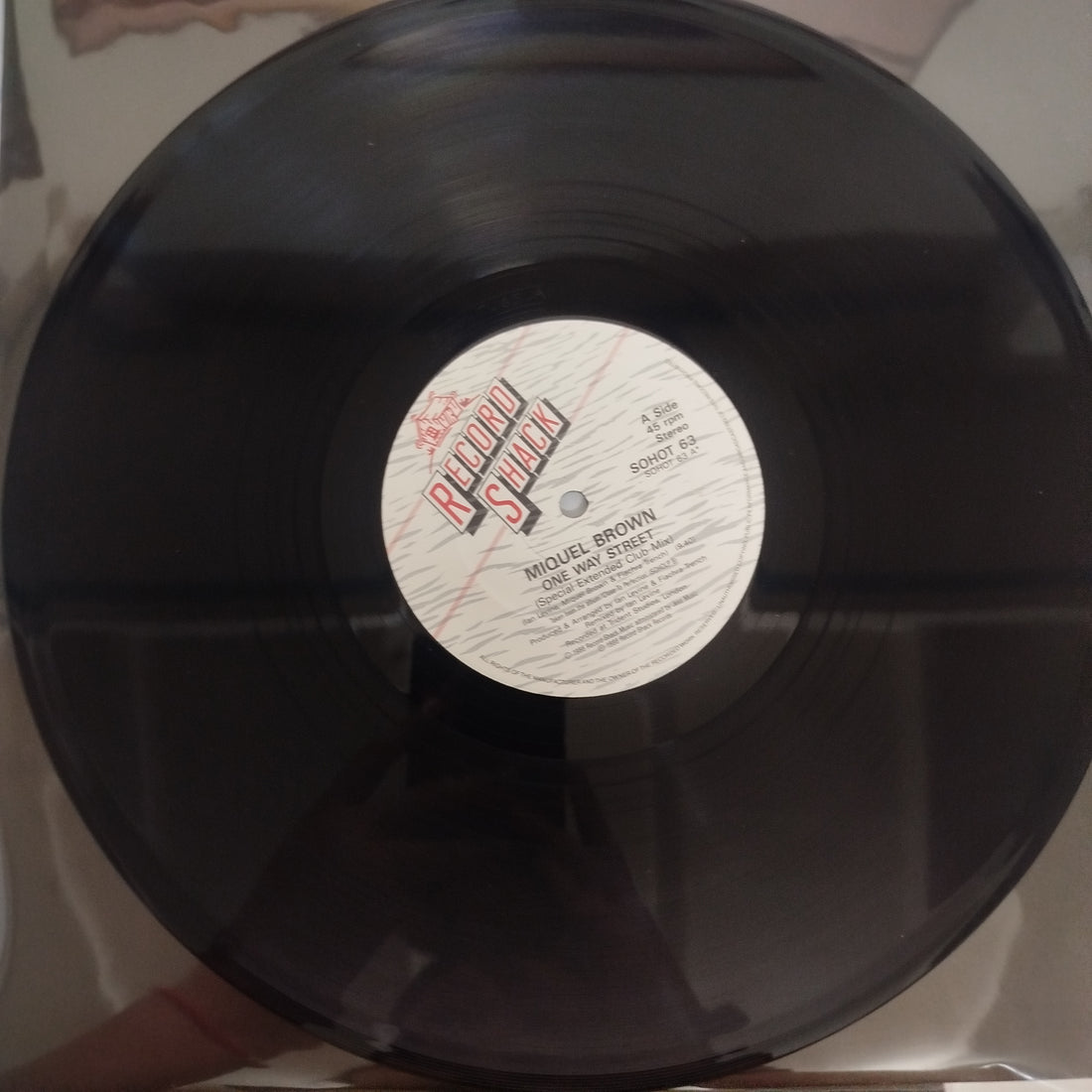 แผ่นเสียง Miquel Brown - One Way Street / Love Reputation Vinyl VG+ 45RPM