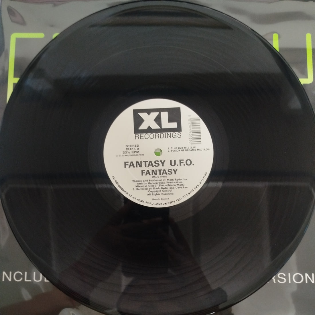 แผ่นเสียง Fantasy UFO - Fantasy Includes Original & Remix Versions Vinyl VG+