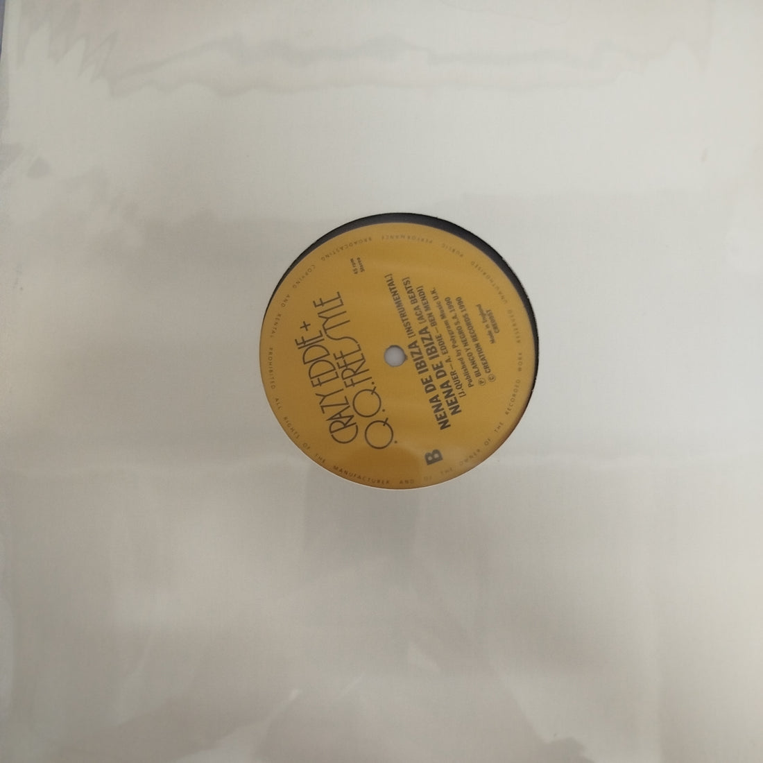 แผ่นเสียง Crazy Eddie + Q.Q. Freestyle - Nena De Ibiza Vinyl VG+