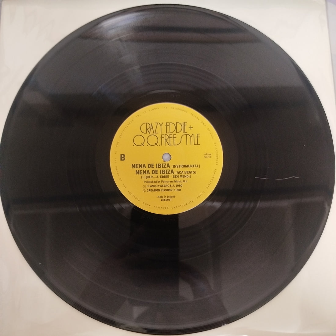 แผ่นเสียง Crazy Eddie + Q.Q. Freestyle - Nena De Ibiza Vinyl VG+