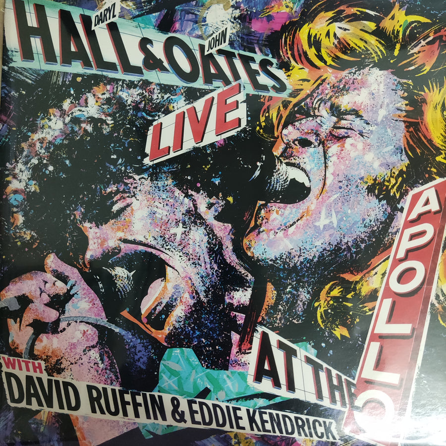 แผ่นเสียง Daryl Hall & John Oates With David Ruffin & Eddie Kendricks - Live At The Apollo Vinyl VG+