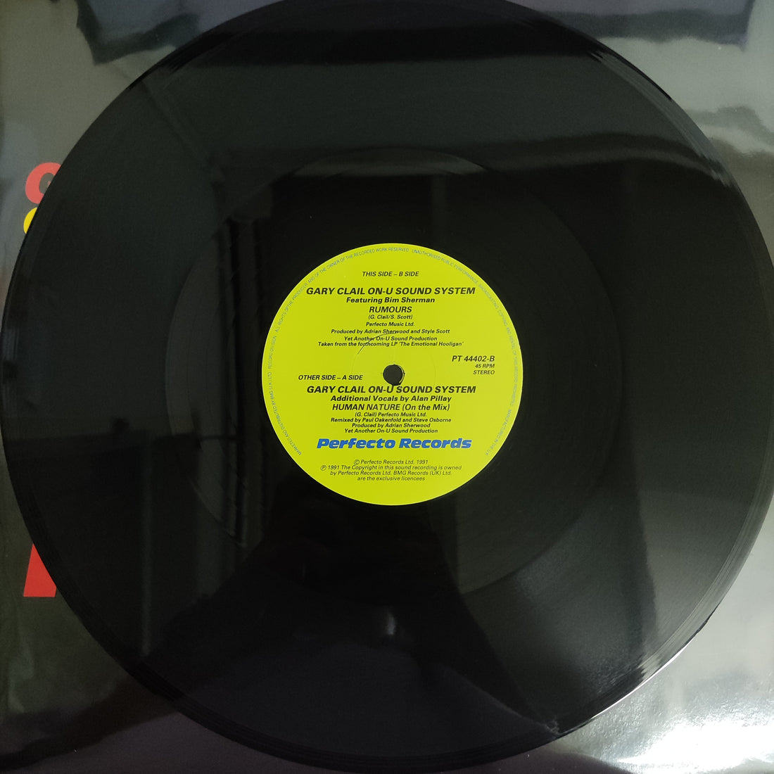 แผ่นเสียง Gary Clail & On-U Sound System - Human Nature Vinyl VG+