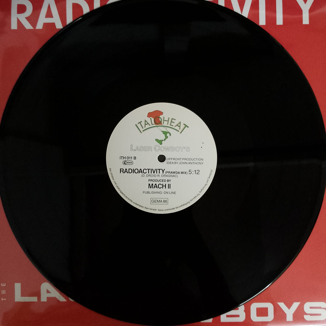 แผ่นเสียง Laser-Cowboys - Radioactivity Vinyl VG+