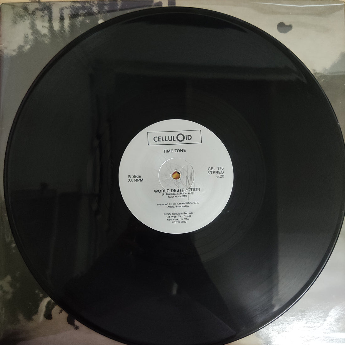 แผ่นเสียง Time Zone - World Destruction Vinyl VG+