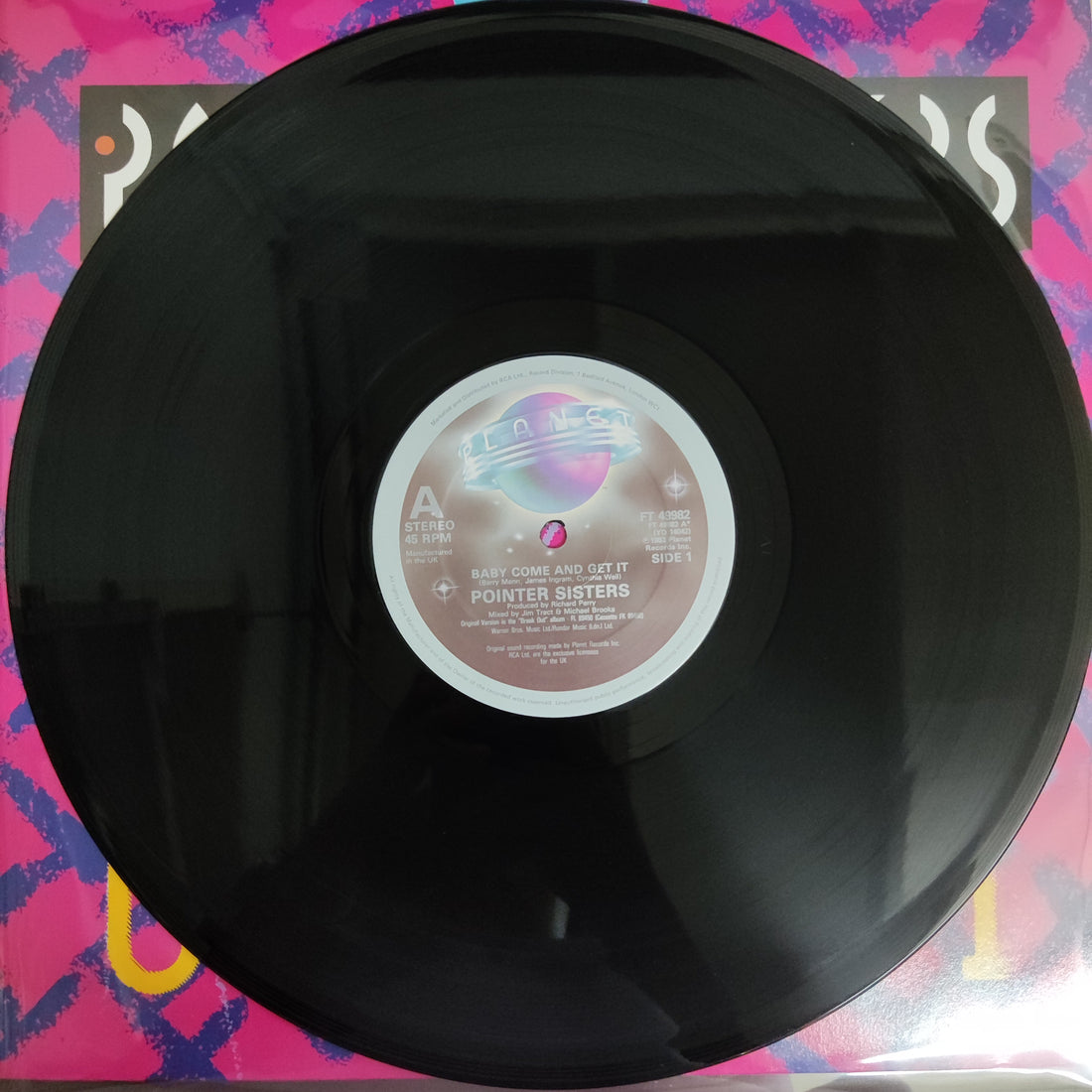 แผ่นเสียง Pointer Sisters - Baby Come And Get It Vinyl VG+