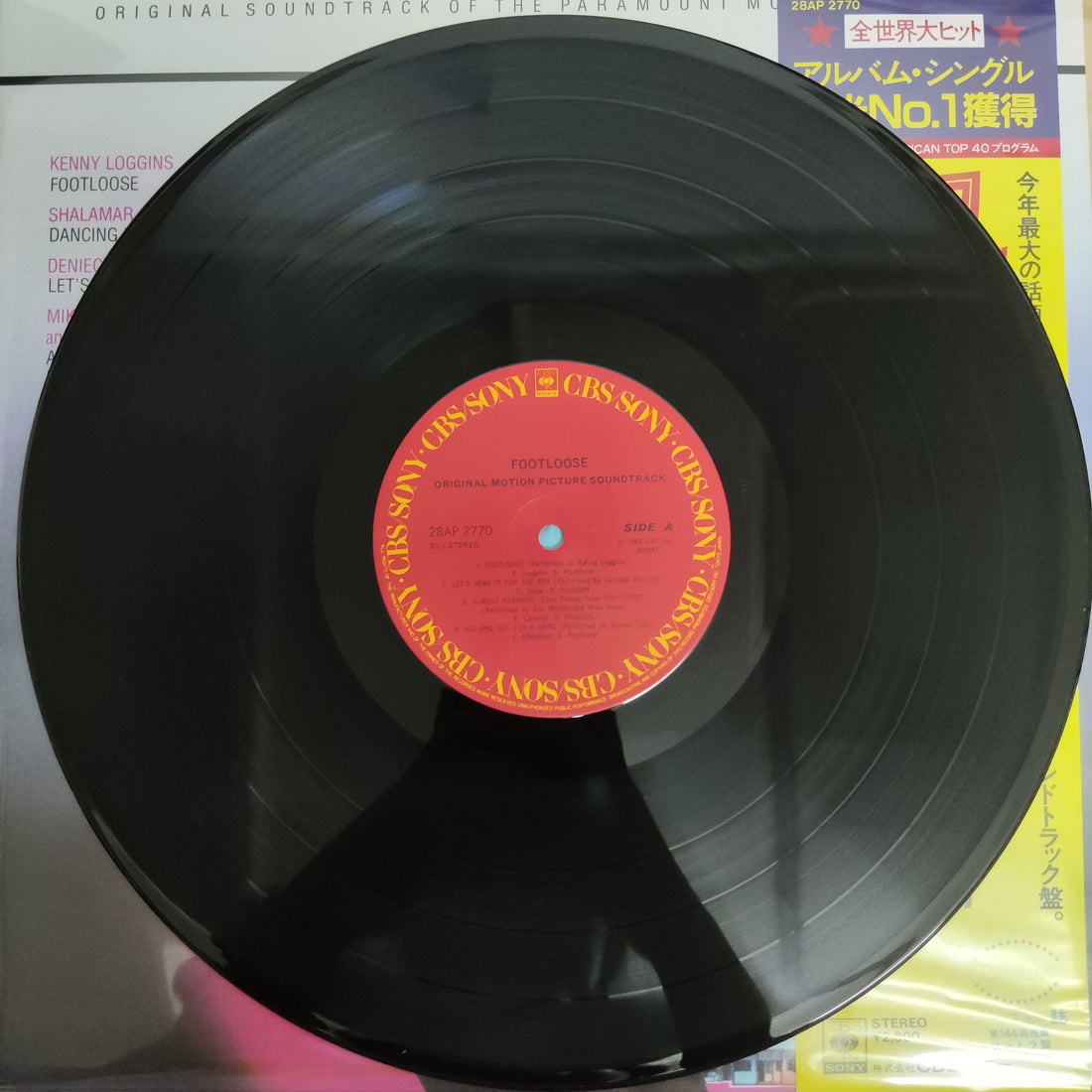 แผ่นเสียง Various - Footloose Original Motion Picture Soundtrack Vinyl VG+