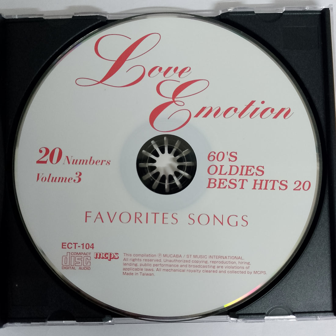 ซีดี Various - Love Emotion 60’S OLDIES BEST HITS 20 Vol.3 CD VG+