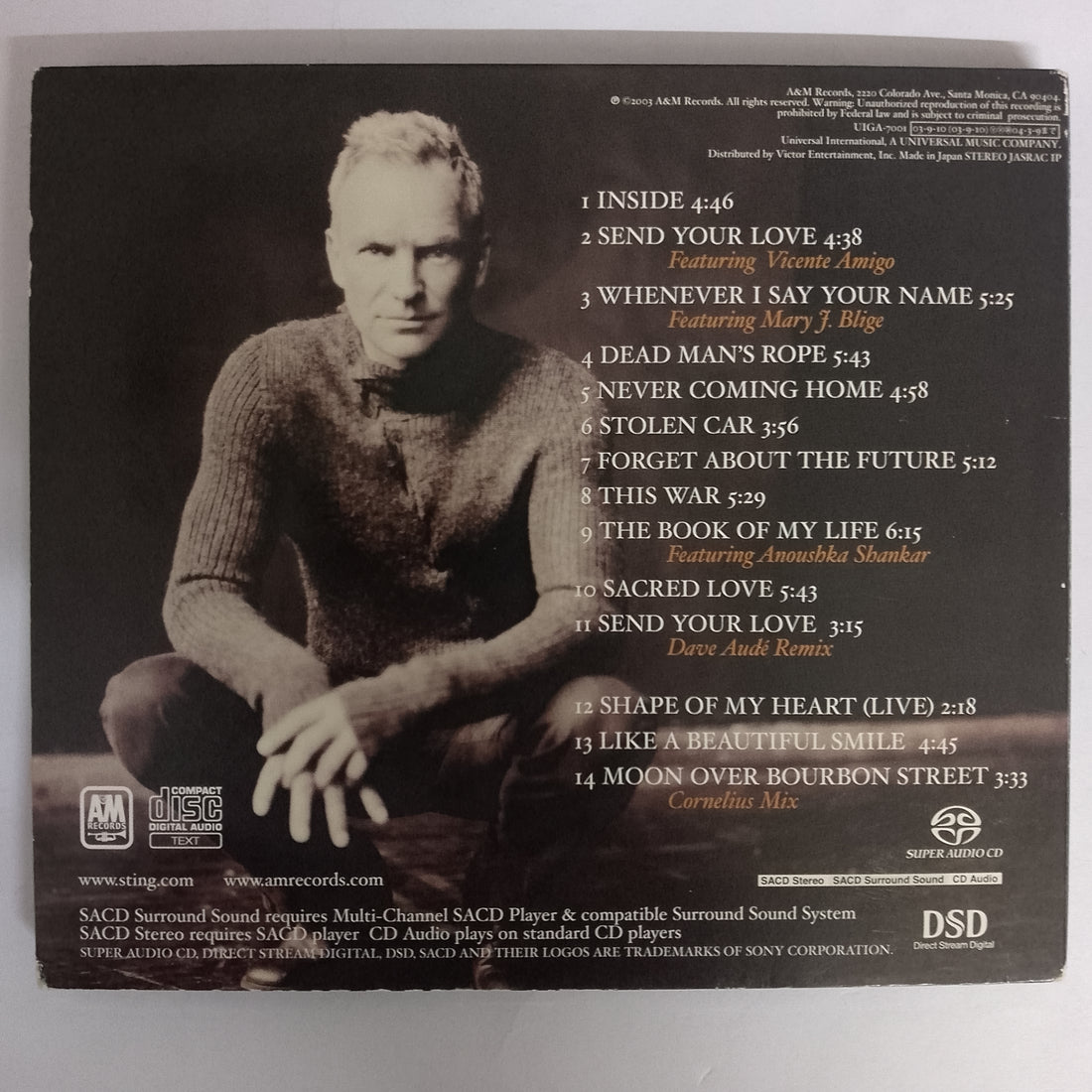 ซีดี Sting – Sacred Love SACD VG+