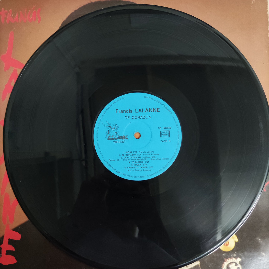 แผ่นเสียง Francis Lalanne - De Corazón Vinyl VG+