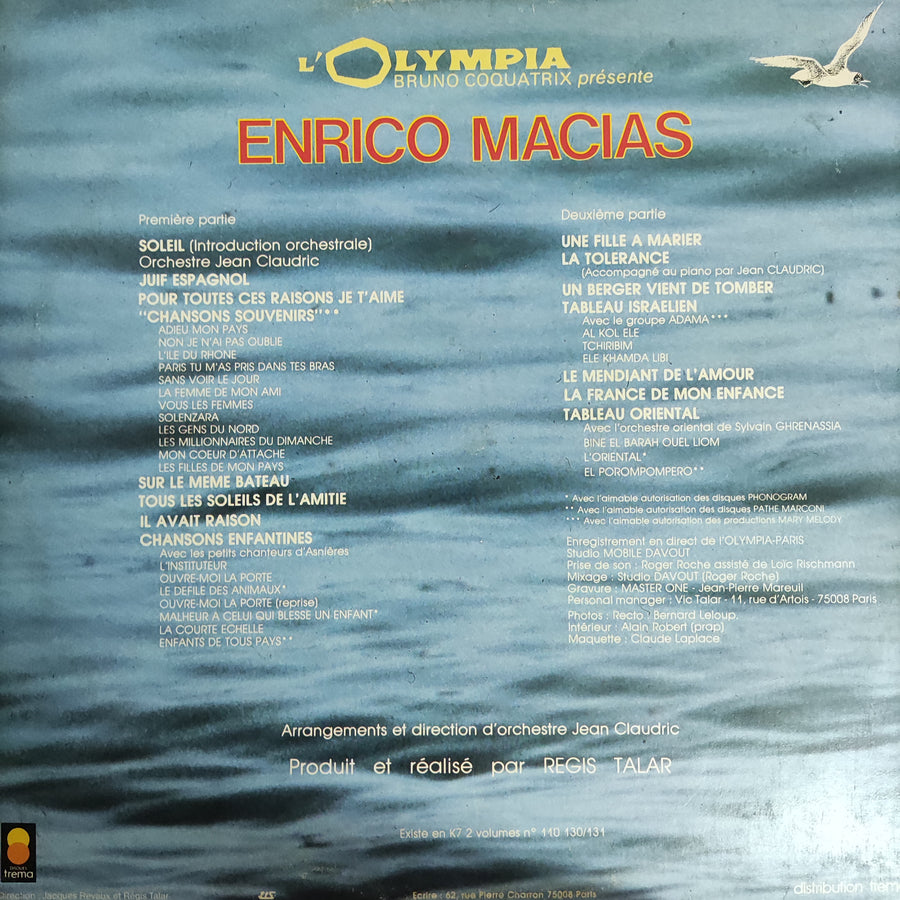 แผ่นเสียง Enrico Macias - Olympia 82 Vinyl VG+