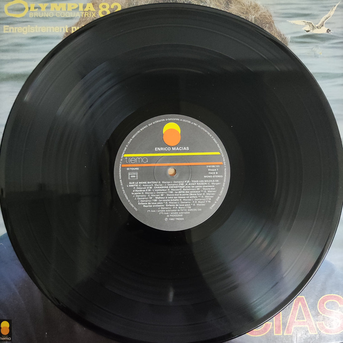 แผ่นเสียง Enrico Macias - Olympia 82 Vinyl VG+