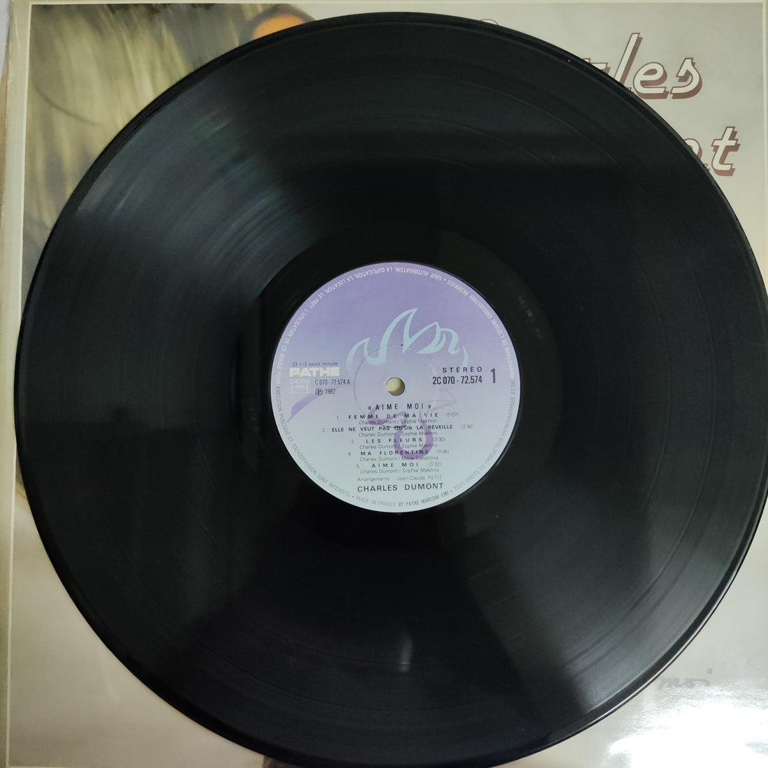 แผ่นเสียง Charles Dumont - Aime-moi Vinyl VG+