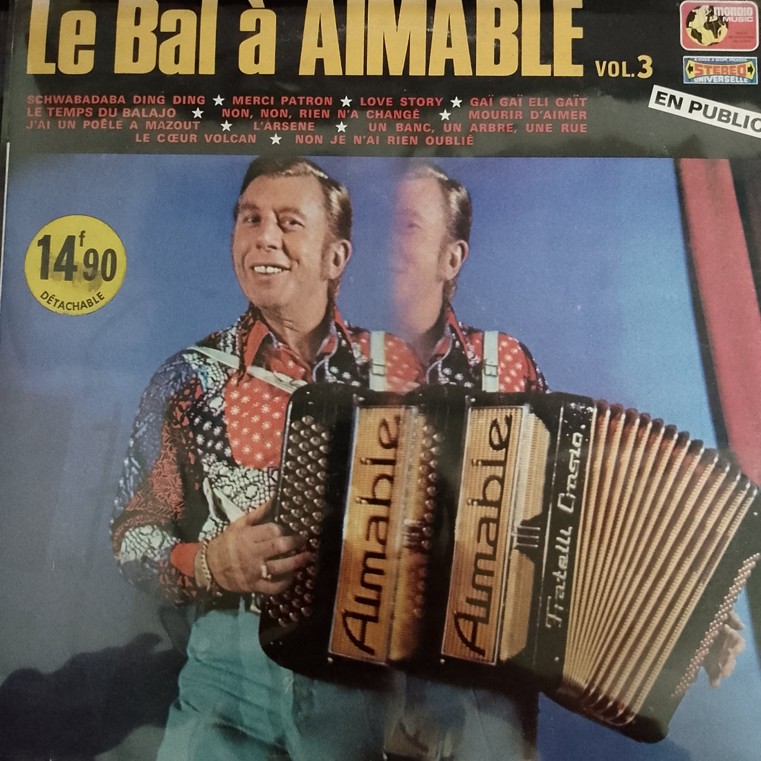 แผ่นเสียง Aimable - Le Bal A Aimable Vol. 3 Vinyl G