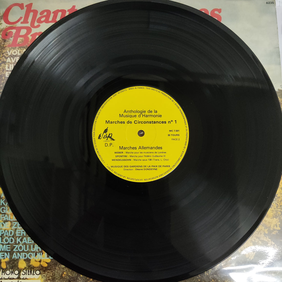 แผ่นเสียง Lily Guilloux, Son Ensemble Et Ses Chanteurs - Chants Et Danses Bretonnes Vol 2 Vinyl VG+