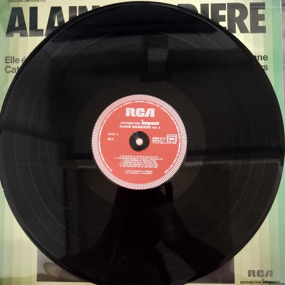 แผ่นเสียง Alain Barrière - Volume 2 Vinyl VG+