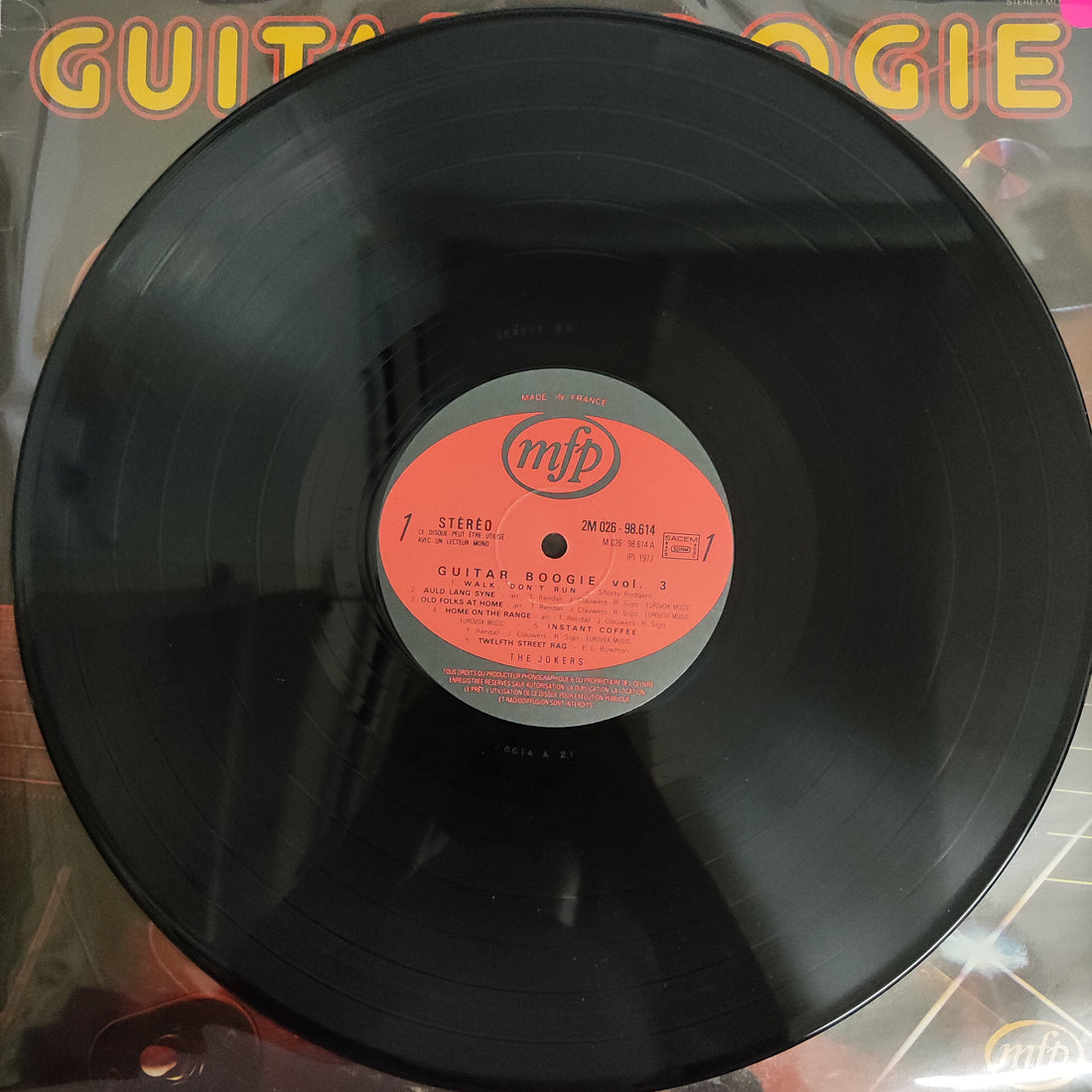 แผ่นเสียง The Jokers - Guitar Boogie Vol. 3 Vinyl G