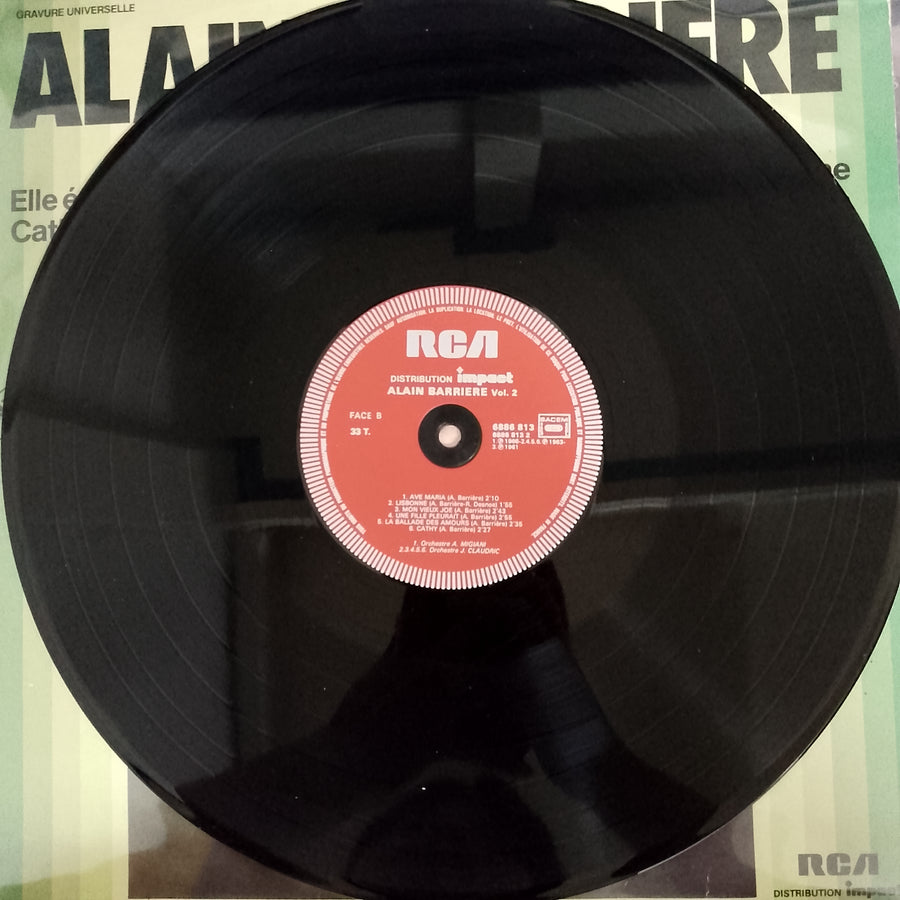 แผ่นเสียง Alain Barrière - Volume 2 Vinyl VG+