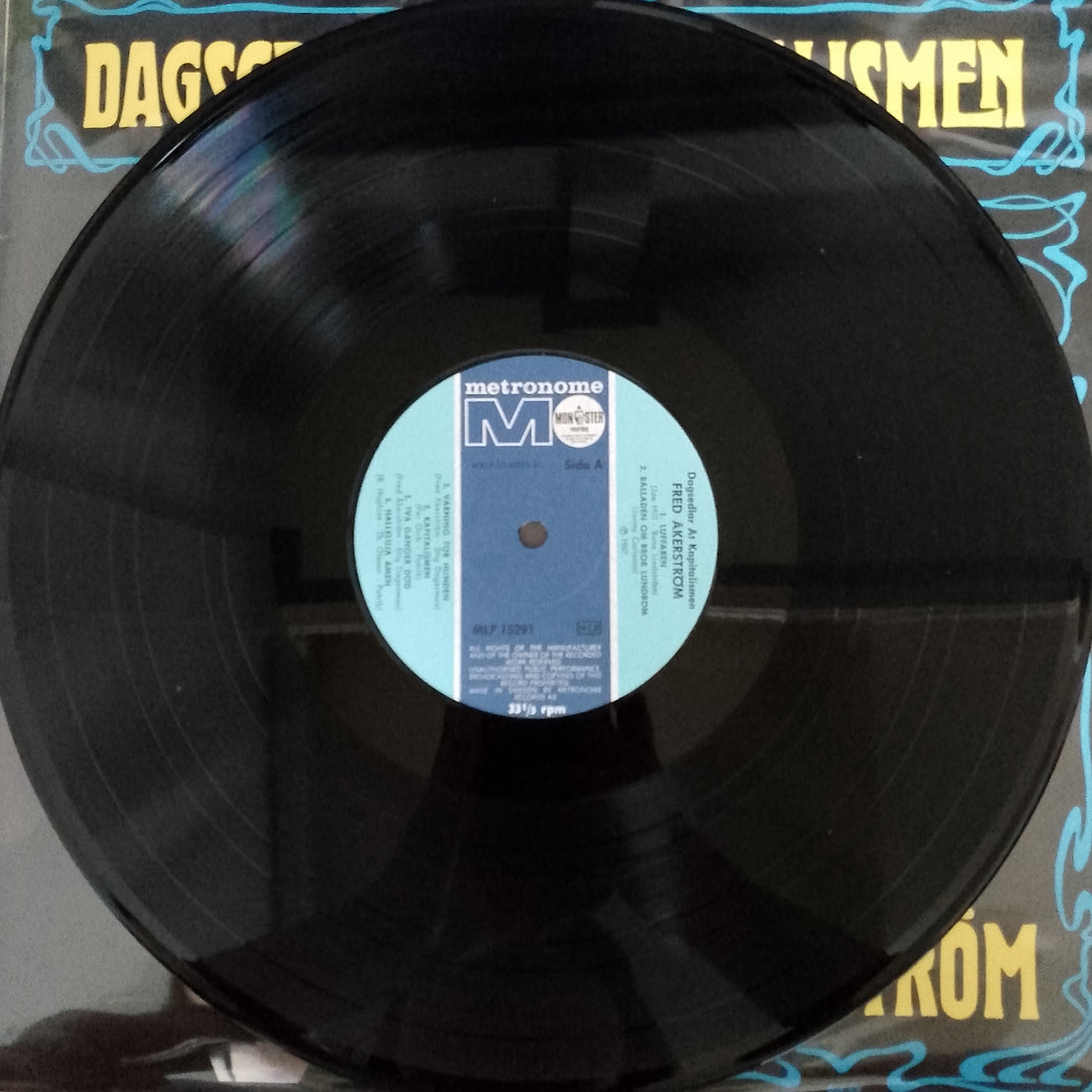 แผ่นเสียง Fred Åkerström - Dagsedlar Åt Kapitalismen Vinyl VG