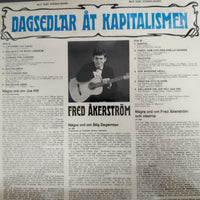 แผ่นเสียง Fred Åkerström - Dagsedlar Åt Kapitalismen Vinyl VG