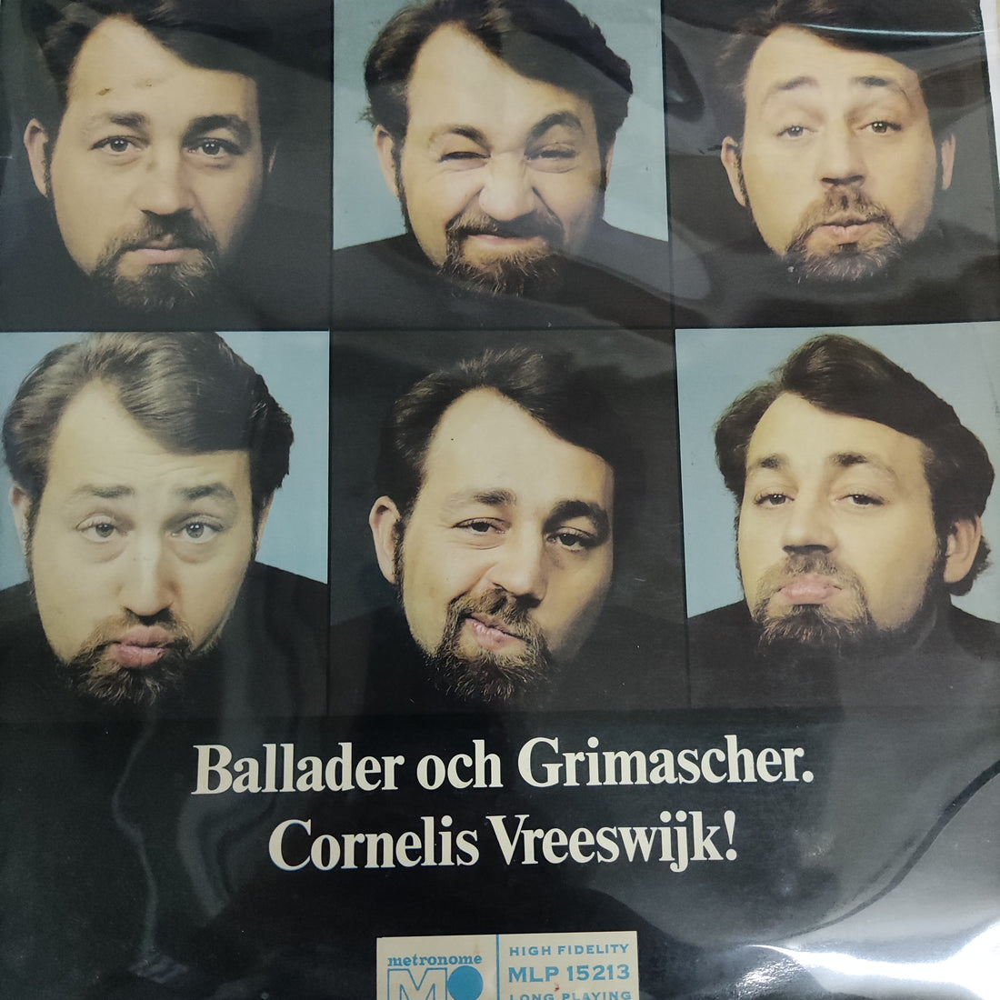 แผ่นเสียง Cornelis Vreeswijk - Ballader Och Grimascher Vinyl VG+