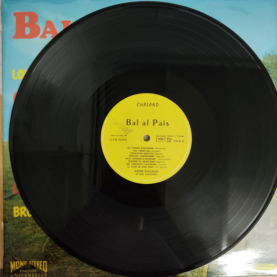 แผ่นเสียง André D'Alleuze Et Son Ensemble - Bal Al Pais Vinyl VG+