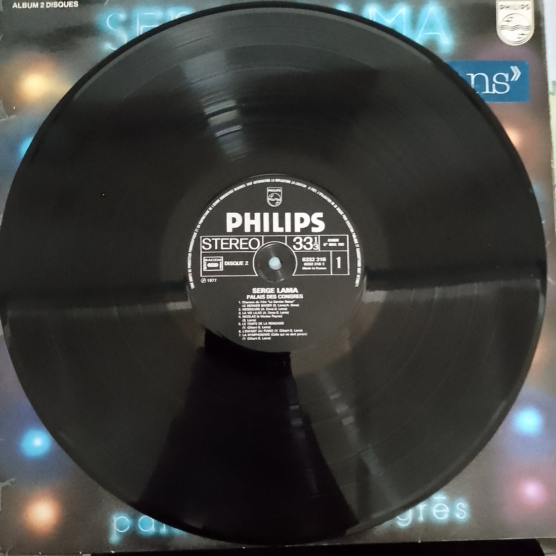 แผ่นเสียง Serge Lama - Palais Des Congrès Vinyl VG+ 2LPs