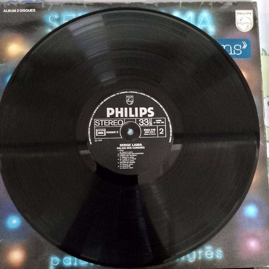 แผ่นเสียง Serge Lama - Palais Des Congrès Vinyl VG+ 2LPs