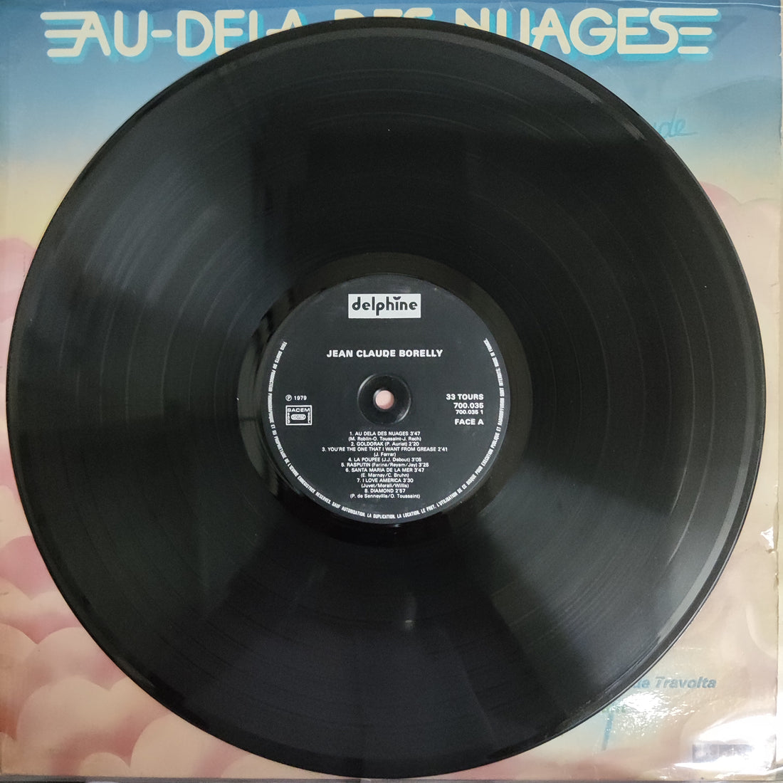 แผ่นเสียง Jean-Claude Borelly - Au Dela Des Nuages Vinyl VG+