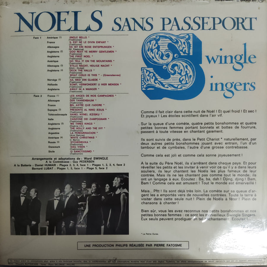 แผ่นเสียง Les Swingle Singers - Noëls Sans Passeport Vinyl VG+