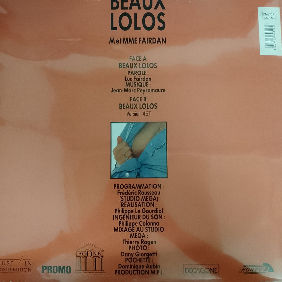 แผ่นเสียง Luc Fairdan - Beaux Lolos Vinyl VG+