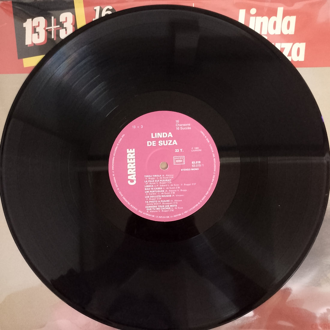 แผ่นเสียง Linda De Suza - 16 Chansons 16 Succès Vinyl VG+