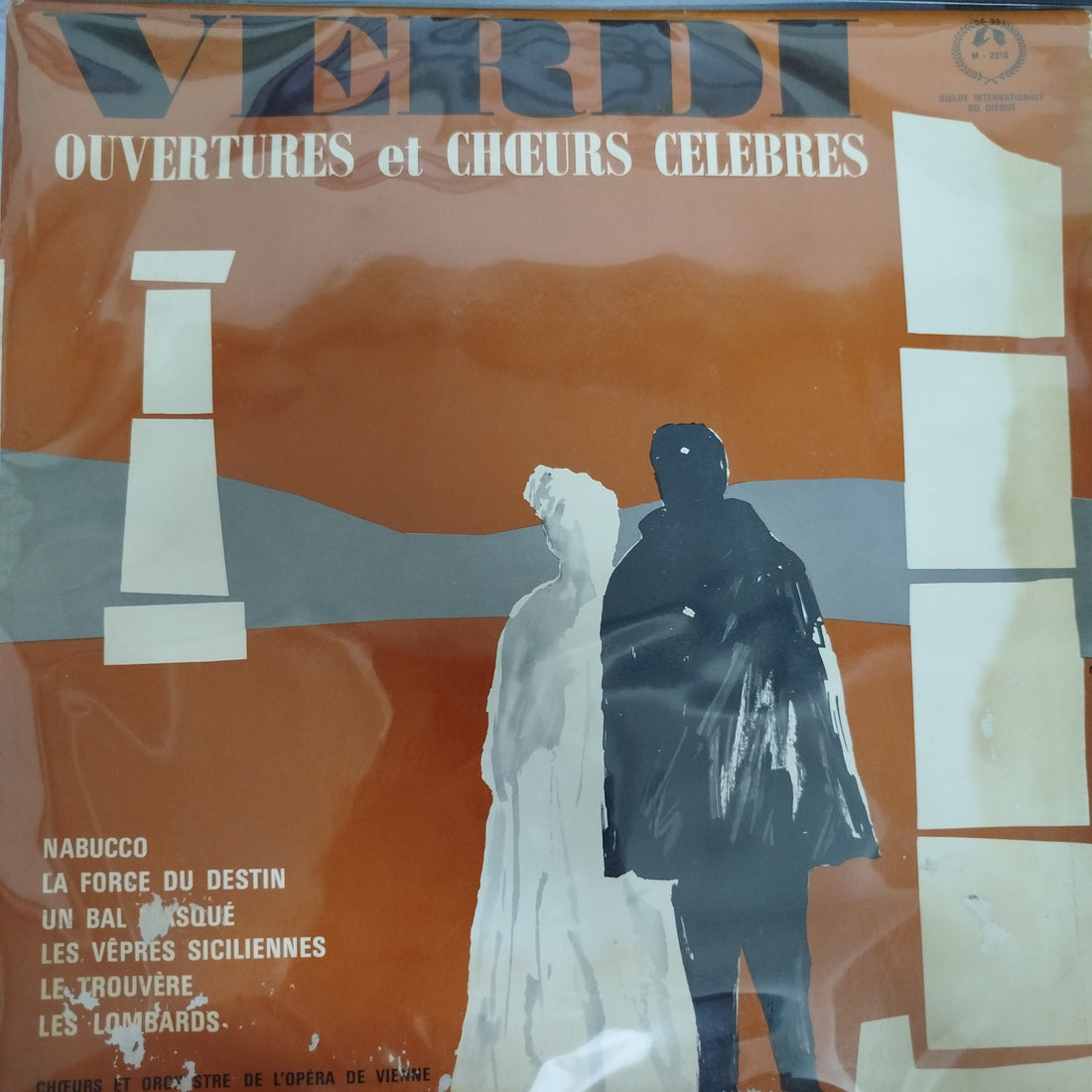 แผ่นเสียง Giuseppe Verdi / Wiener Staatsopernchor And Orchester Der Wiener Staatsoper / Nello Santi - Famous Overtures And Choruses Vinyl G
