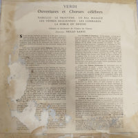 แผ่นเสียง Giuseppe Verdi / Wiener Staatsopernchor And Orchester Der Wiener Staatsoper / Nello Santi - Famous Overtures And Choruses Vinyl G