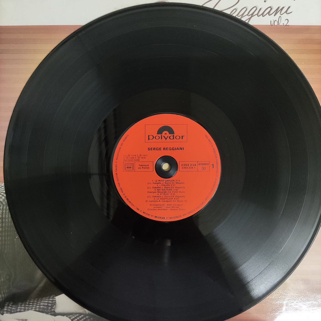 แผ่นเสียง Serge Reggiani - Volume 2 Vinyl VG+