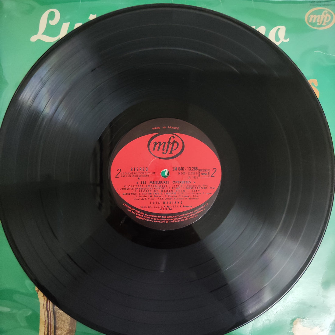 แผ่นเสียง Luis Mariano - Ses Meilleures Operettes Vinyl VG+