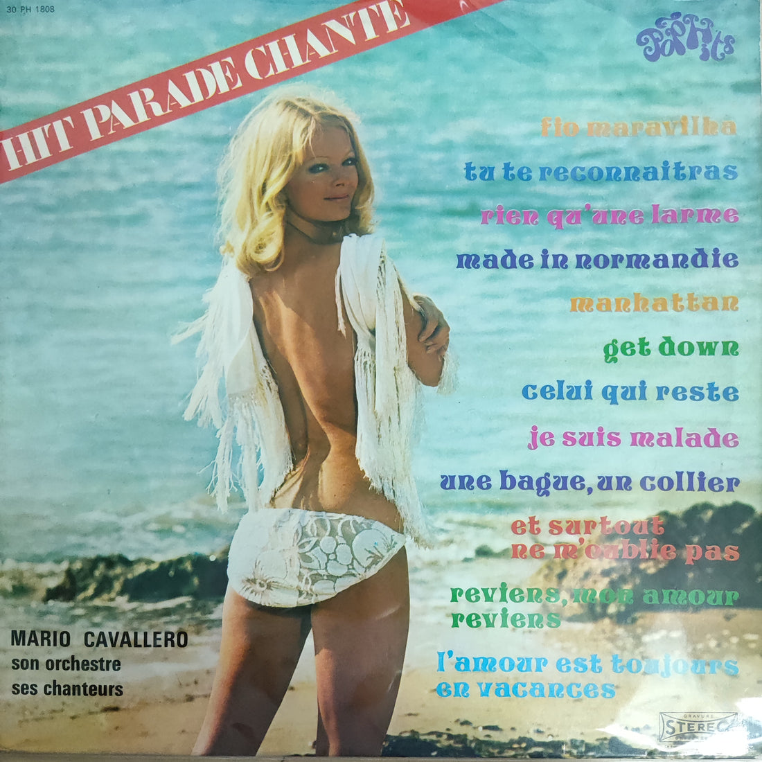 แผ่นเสียง Mario Cavallero Et Son Orchestre - Hit Parade Chante - Pop Hits - Vol. 8 Vinyl VG+