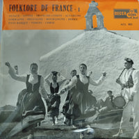 แผ่นเสียง Various - Folklore De France - 1 Vinyl VG+