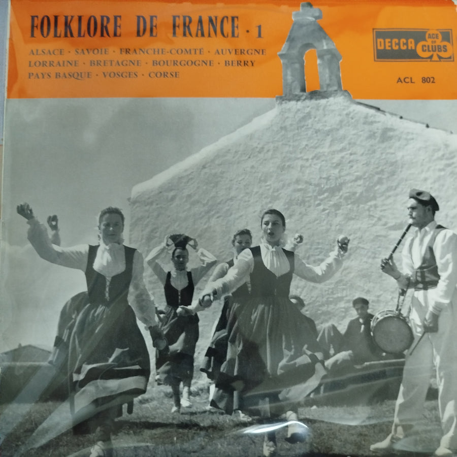 แผ่นเสียง Various - Folklore De France - 1 Vinyl VG+