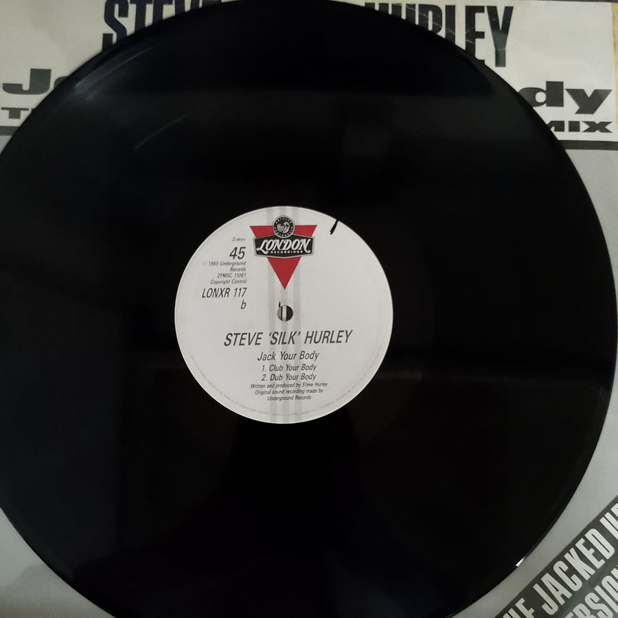 แผ่นเสียง Steve "Silk" Hurley - Jack Your Body The Monty 'House' Remix Vinyl VG+