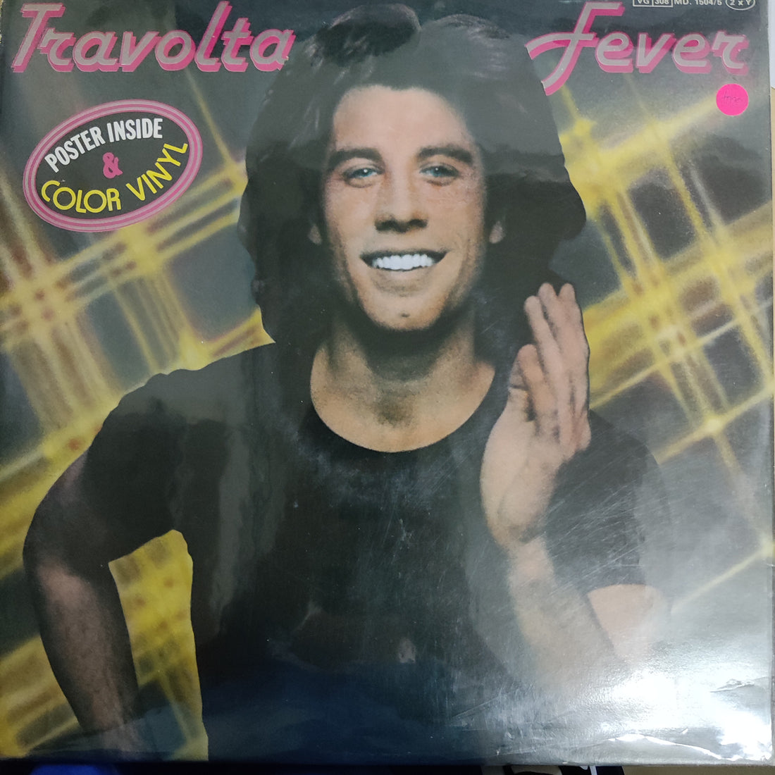 แผ่นเสียง John Travolta - Travolta Fever Vinyl VG+ 2LPs แผ่นสี