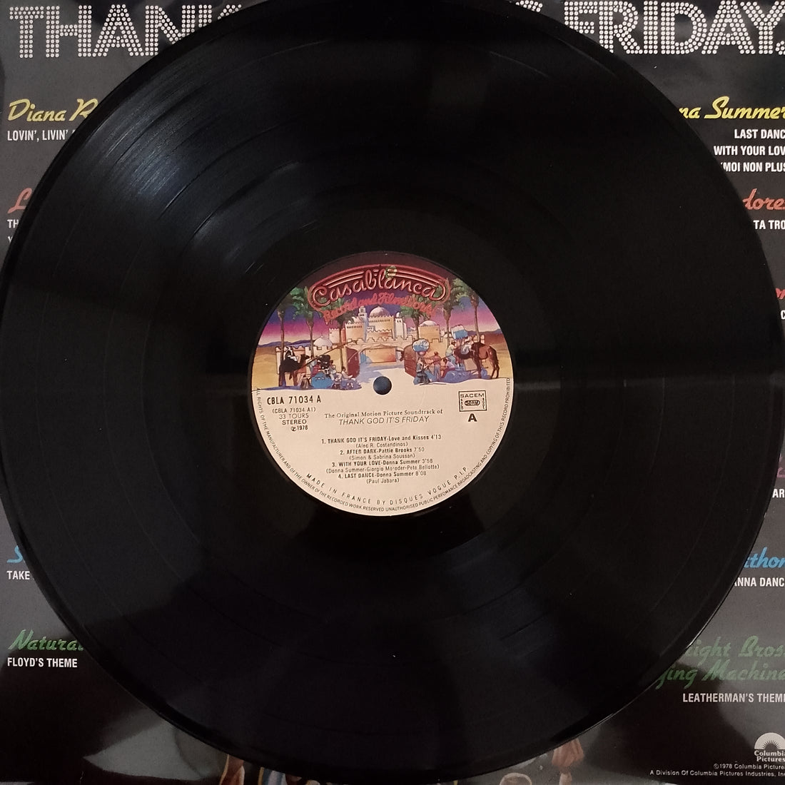 แผ่นเสียง Various - Thank God It's Friday The Original Motion Picture Soundtrack Vinyl VG+ 2LPs